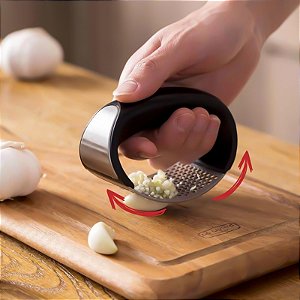 Cozinha manual alho amassar Juicer, Inox, cozinha