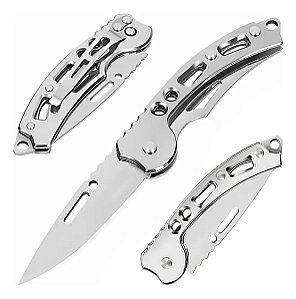 Mini canivete de inox tatico