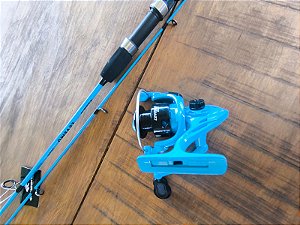 kit molinete Maruri ceveiro 2000 3r + vara ceveiro cv512 8-17 lbs