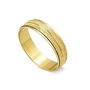 Aliança de Casamento Meiry em ouro 18K AL113 5,0mm