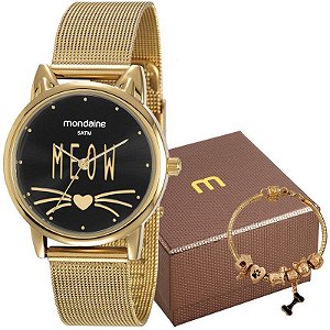 Kit Relógio Mondaine Feminino 53782LPMVDE1K1