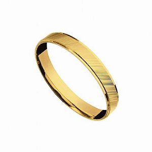 Aliança de Casamento Meiry em ouro 18K AL034 3,0mm