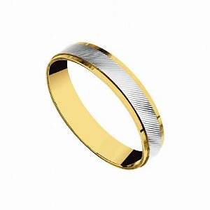 Aliança de Casamento Meiry em ouro 18K AL099 4,0mm