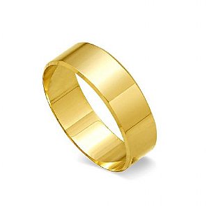 Aliança de Casamento Meiry em ouro 18K AL514 6,0mm