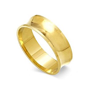 Aliança de Casamento Meiry em ouro 18K AL112 6,0mm