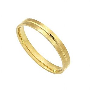 Aliança de Casamento Meiry em ouro 18K AL105 3,0mm