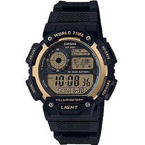 Relógio Casio World Time Masculino AE-1400WH-9AVDF