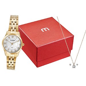 Kit Relógio Mondaine Feminino 32796LPMKDE1K1