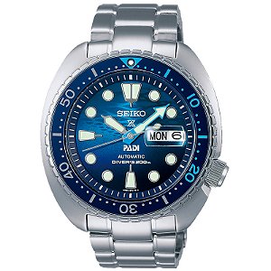 Relógio Seiko Masculino Automático Prospex Turtle PADI  SRPK01B1 D1SX EDIÇÃO ESPECIAL