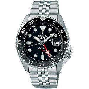 Relógio Seiko Masculino Automático 5 Sports GMT SSK001K1