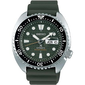 Relógio Seiko Automático Masculino Prospex King Turtle Army Green SRPE05K1
