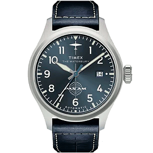 Relógio Timex Waterbury GMT Pan Am Aut TW2Y38800