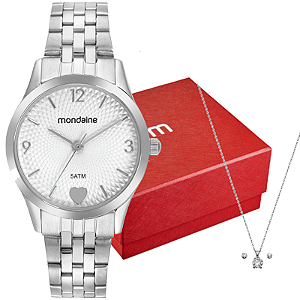Kit Relógio Mondaine Feminino 32795L0MKNE2K1