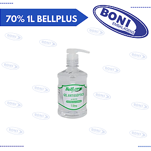 ÁLCOOL GEL 70% 1 lt BELLPLUS