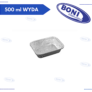 BANDEJA DE ALUMÍNIO CJD6 500 ml WYDA