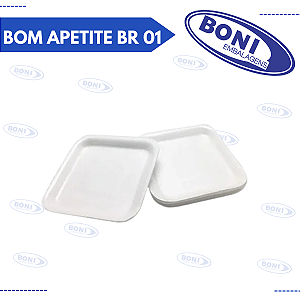 BANDEJA ISOPOR BOM APETITE BR 01 C/100