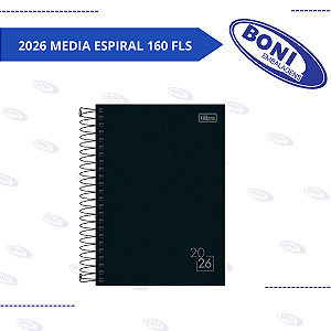 AGENDA 2026 MEDIA ESPIRAL 160 FLS