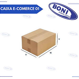 CAIXA E-COMERCE 01 18,0x11,5x6,5 CM