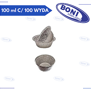 FORMA DE EMPADA MÉDIA 100 ml C/ 100 WYDA