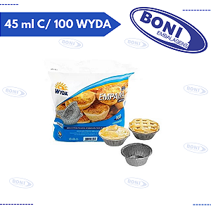 FORMA DE EMPADA PEQUENA 45 ml C/ 100 WYDA