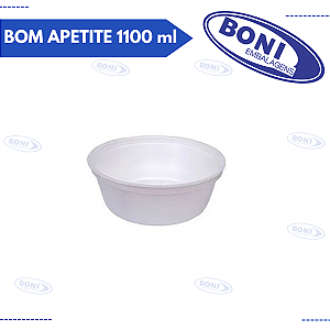 MARMITA ISOPOR BOM APETITE 1100 ml C/ 100