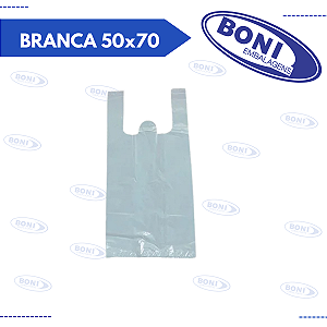 SACOLA BRANCA 50x70