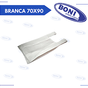 SACOLA BRANCA 70X90