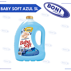 AMACIANTE BABY SOFT TOQUE DE CARINHO AZUL 5 LT