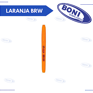 MARCA TEXTO FLUORESCENTE LARANJA BRW
