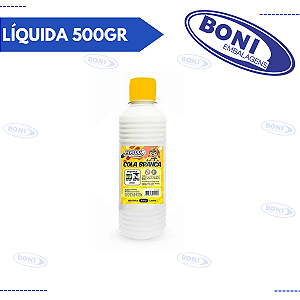 COLA BRANCA LÍQUIDA 500GR BRW