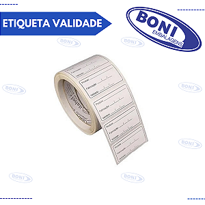 ETIQUETA DATA DE FABRICAÇAO + DATA DE VALIDADE + FONE C/250