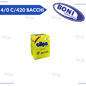 CLIPS P/ PAPEL 4/0 C/420 BACCHI