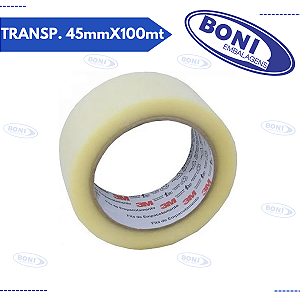 FITA ADESIVA TRANSP. 45mmX100mt 3M