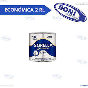 PAPEL TOALHA SORELLA ECONÔMICA 2 RL C/55 TOALHAS