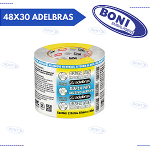 FITA DUPLA FACE 48X30 ADELBRAS