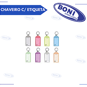 CHAVEIRO COM ETIQUETA