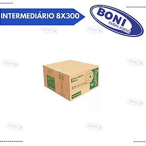 PAPEL HIGIÊNICO ROLÃO NATUREZA LUXO INTERMEDIÁRIO 8X300