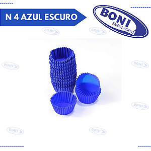 FORMA BRIGADEIRO N 4 AZUL ESCURO C/100