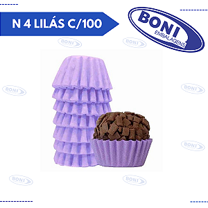 FORMA BRIGADEIRO N 4 LILÁS C/100