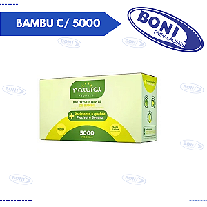 PALITO DE DENTE DE BAMBU C/ 5000