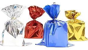 SACO METALIZADO ADULTO CASUAL 30X45 PCT C/50