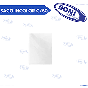 SACO CESTA INCOLOR 50X70 PCT C/ 50