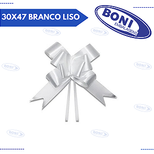 LAÇO MÁGICO 30X47 BRANCO LISO C/10