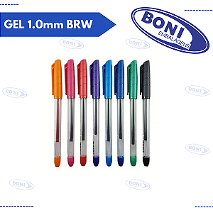 CANETA GEL 1.0mm BRW