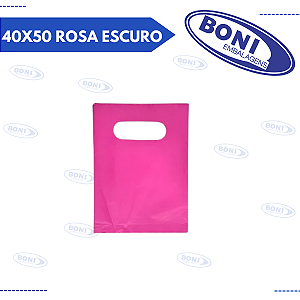 SACOLA BOCA PALHAÇO 40X50 ROSA ESCURO