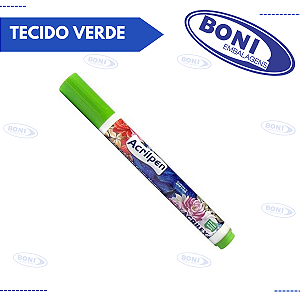 CANETA PARA TECIDO VERDE FOLHA ACRILPEN