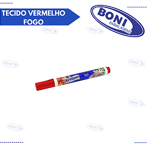 CANETA PARA TECIDO VERMELHO FOGO ACRILPEN
