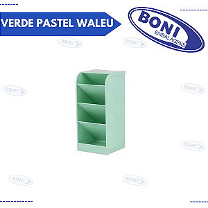 ORGANIZADOR DIAGONAL VERDE PASTEL WALEU