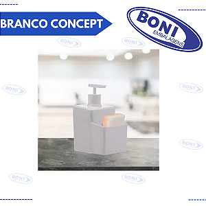 DISPENSER DETERGENTE 570 ML BRANCO CONCEPT PARAMOUNT