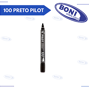 MARCADOR PERMANENTE SCA 100 PRETO PILOT